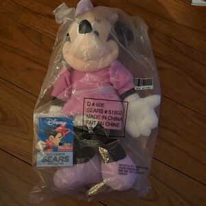 Disney Minnie Mouse Plush in Pink and Black